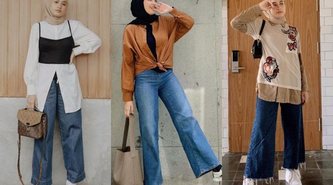Tampil Fashionable, Inspirasi OOTD Celana Kulot Jeans Akan Membantu Anda!